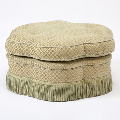 Lot 232 - Upholstered and Fringed Ottoman