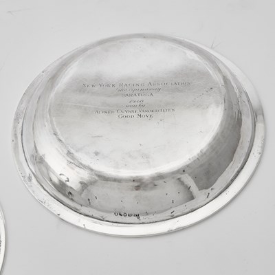 Lot 171 - Horse Racing Interest: George III Sterling Silver Covered Dish