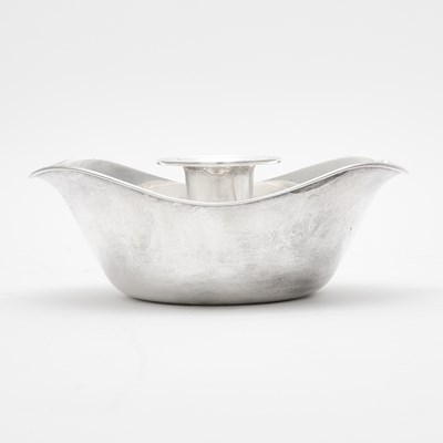 Lot 175 - Set of Four Danish Sterling Silver Candleholders