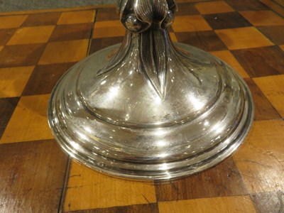 Lot 164 - Equestrian Interest: Victorian Art Nouveau Sterling Silver Two-Handled Trophy