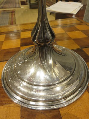 Lot 164 - Equestrian Interest: Victorian Art Nouveau Sterling Silver Two-Handled Trophy