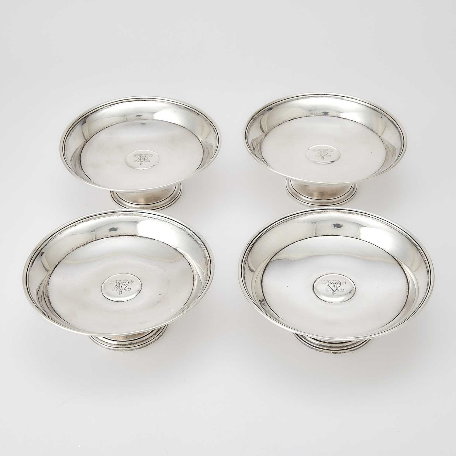 Lot 167 - Four Tiffany & Co. Sterling Silver Tazzas