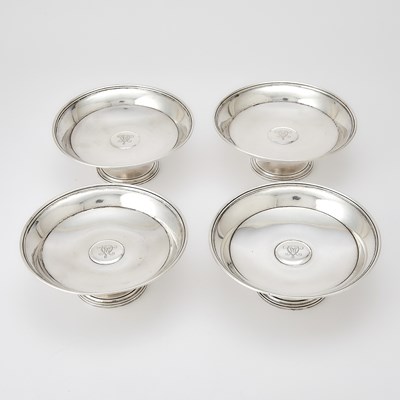 Lot 167 - Four Tiffany & Co. Sterling Silver Tazzas