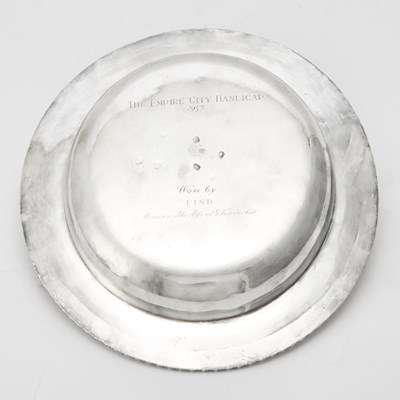 Lot 168 - Horse Racing Interest: George II Sterling Silver Trophy Basin