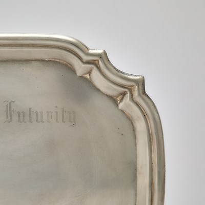 Lot 173 - Horse Racing Interest: Poole Sterling Silver Trophy Platter