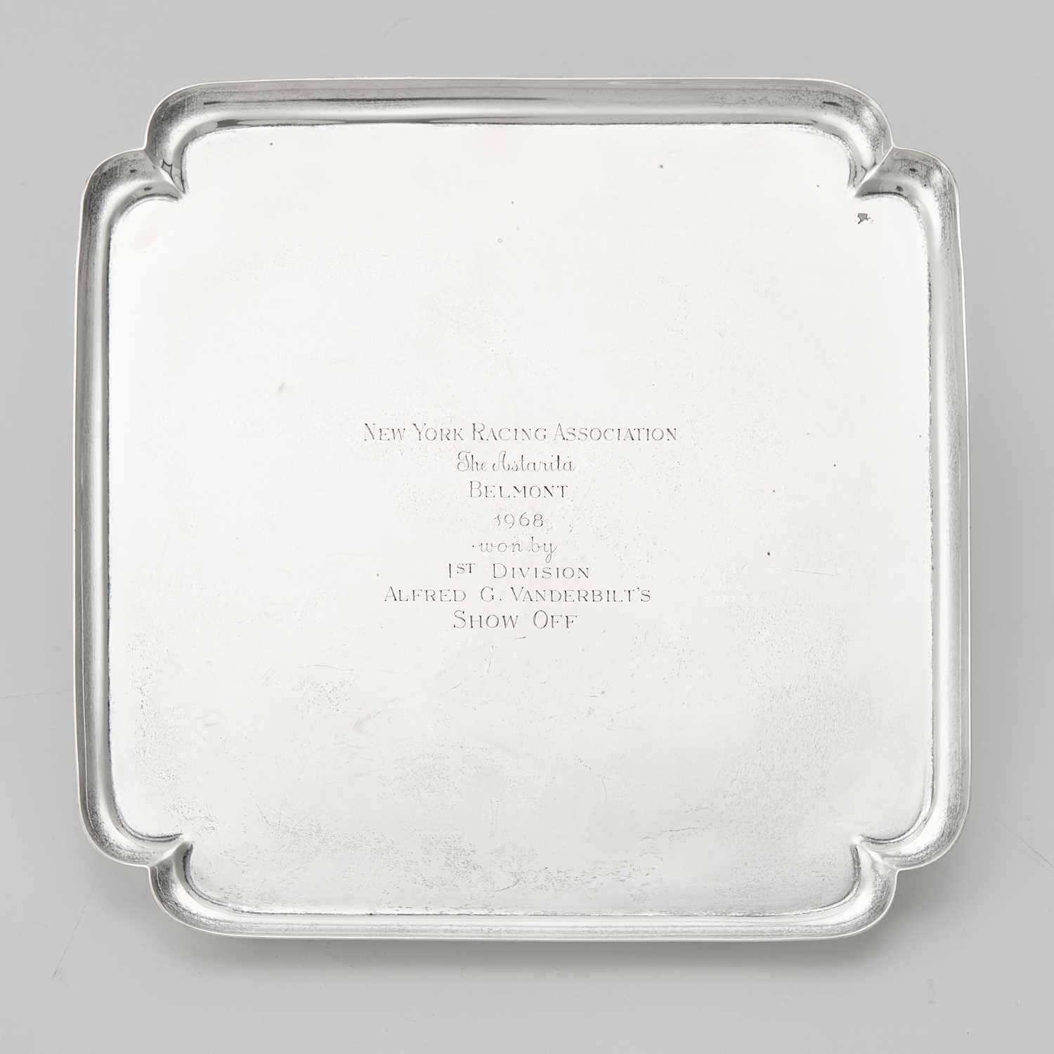 Lot 172 - Horse Racing Interest: Ensko Sterling Silver Trophy Platter