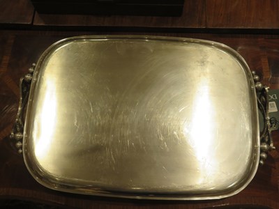 Lot 170 - Horse Racing Interest: International Silver Co. Sterling Silver Two-Handled Tray