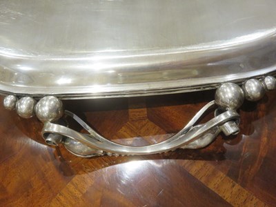 Lot 170 - Horse Racing Interest: International Silver Co. Sterling Silver Two-Handled Tray