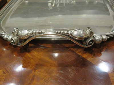 Lot 170 - Horse Racing Interest: International Silver Co. Sterling Silver Two-Handled Tray