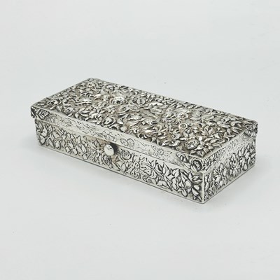 Lot 1104 - S. Kirk & Son Repousse Sterling Silver Box