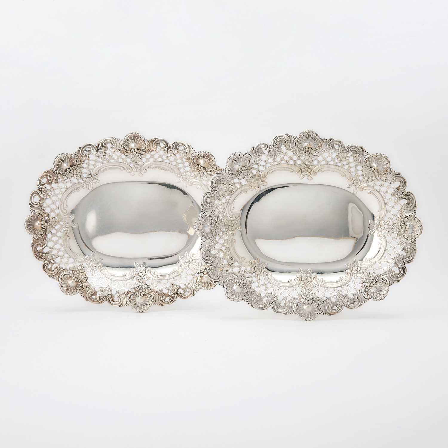 Lot 134 - Pair of Tiffany & Co. Sterling Silver Baskets