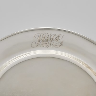 Lot 182 - Set of Twelve Reed & Barton Sterling Silver Dinner Plates