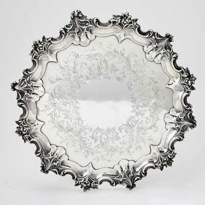 Lot 175 - Victorian Sterling Silver Salver