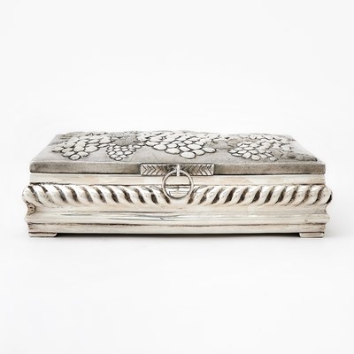Lot 3170 - Mexican Sterling Silver Cigar Box