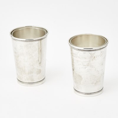 Lot 3259 - Pair of Tiffany & Co. Sterling Silver Julep Cups