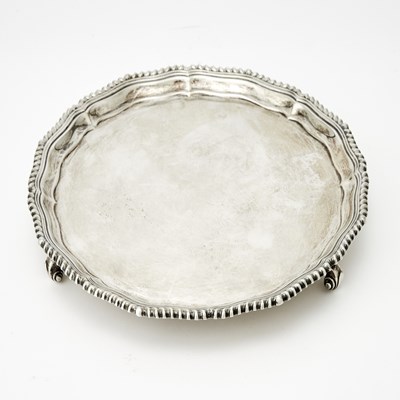 Lot 3099 - English Sterling Silver Salver