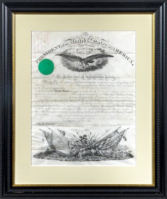 Lot 246 - A signed Abraham Lincoln appointment