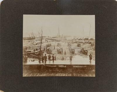 Lot 299 - Civil War Photograph of the Camp at Johnsonville