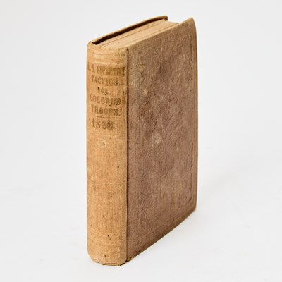 Lot 291 - The scarce training manual for Colored Troops in the Civil War, signed by a Major of a U.S.C.T. Regiment