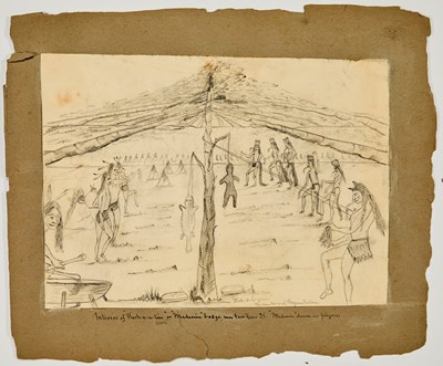 Lot 308 - A remarkable album belonging to a Lieutenant and published artist in the American Indian Wars