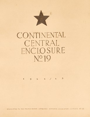 Lot 55 - A remarkable WWII album of typescripts, watercolors, and maps made by German prisoners-of-war