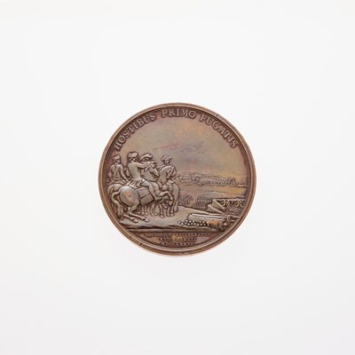 Lot 5 - c. 1789. Washington Before Boston Medal. Baker 47B, Betts-542, Musante GW-09-P1. Original. Plain Edge. 69mm. Bronze. About Uncirculated Details.