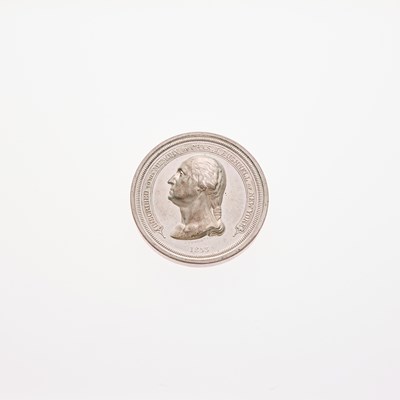 Lot 9 - "1853" Fill Blessed Sun Medal. Baker E-96A, Musante GW-185. White Metal. Prooflike Uncirculated.