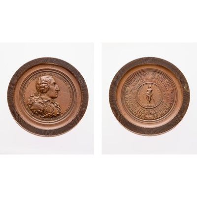 Lot 7 - 1805 Eccleston Medal. Bronze. Variant of Baker 85, Musante GW 88. Bronze. About Uncirculated.