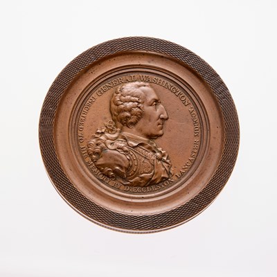 Lot 7 - 1805 Eccleston Medal. Bronze. Variant of Baker 85, Musante GW 88. Bronze. About Uncirculated.