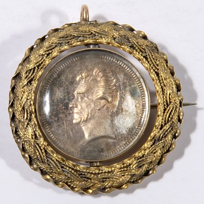 Lot 241 - President Andrew Jackson Inaugural Brooch