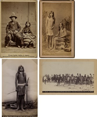 Lot 332 - Four engaging Native American photographs
