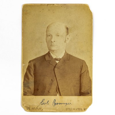 Lot 313 - Cole Younger cabinet card