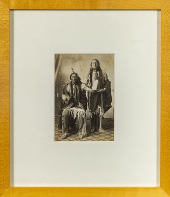 Lot 336 - Photograph of two Comanche men