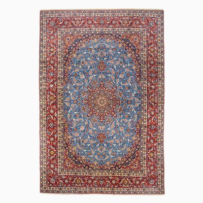 Lot 547 - Silk Warp Isfahan Carpet