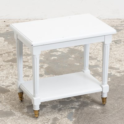 Lot 257 - White Painted Side Table