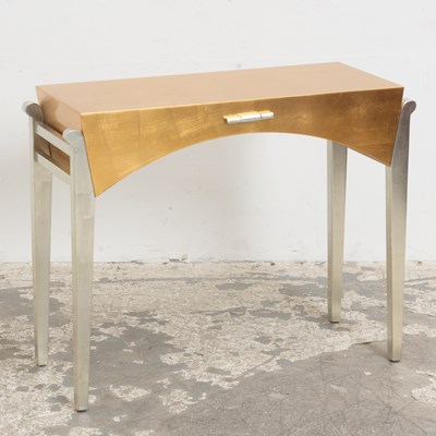 Lot 262 - Bronze and Silver Painted Console Table