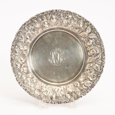 Lot 289 - Sterling Floral Decorated Plate