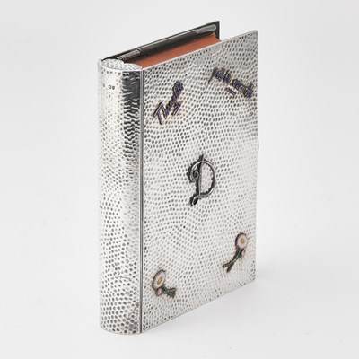 Lot 181 - Royal Interest: Victorian Sterling Silver and Enamel Diary