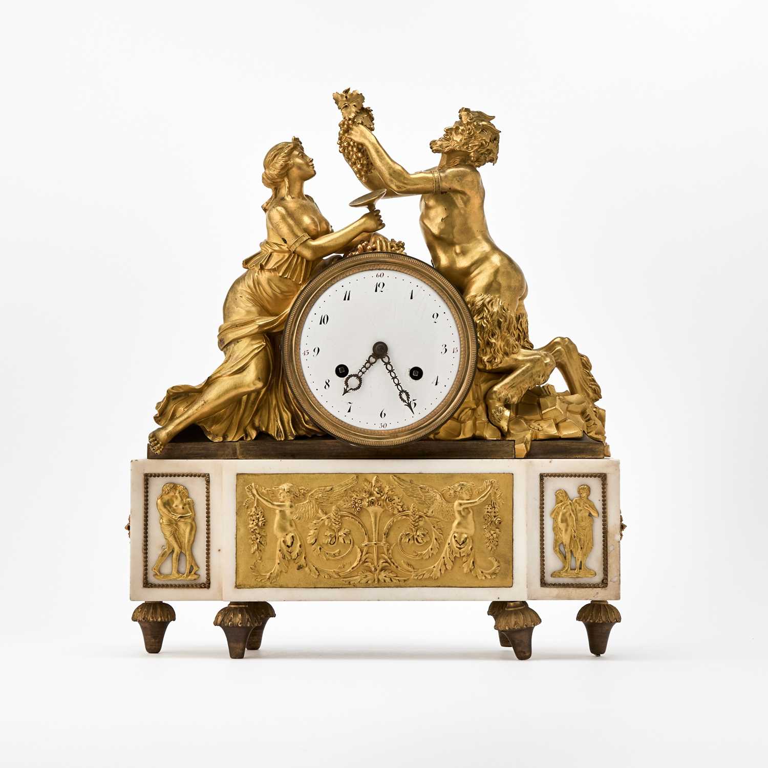Lot 323 - Louis XVI Style Gilt-Bronze and Marble