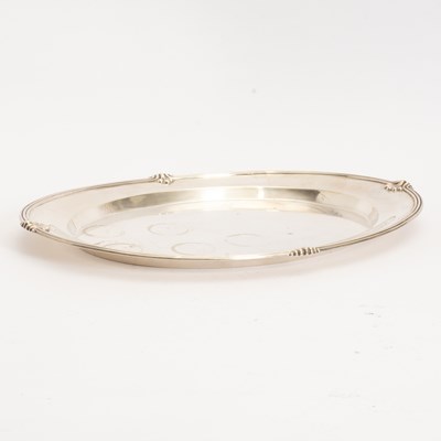 Lot 301 - Sterling Oval Tray