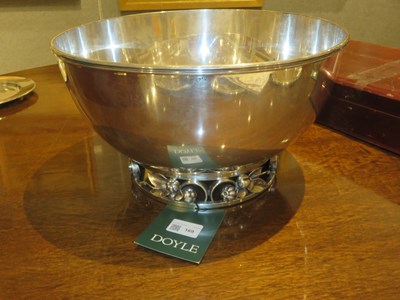 Lot 169 - Horse Racing Interest: Alphonse La Paglia for International Silver Co. Sterling Silver Punch Bowl