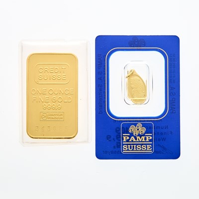 Lot 73 - Group of Gold Bullion Items