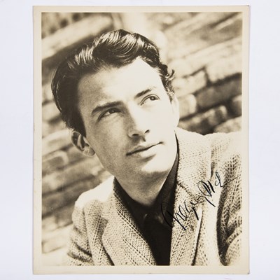 Lot 124 - A fine, early signed photograph of Gregory Peck