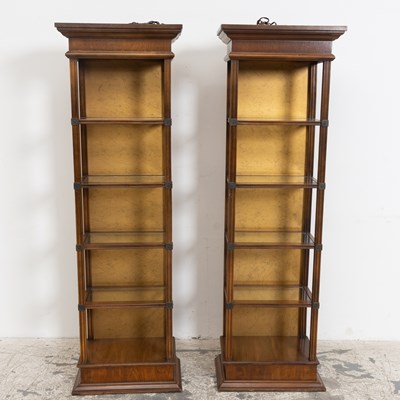 Lot 2 - Pair of Mahogany Veneered Etageres