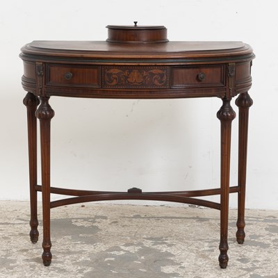 Lot 3 - Regency Style Demilune Table