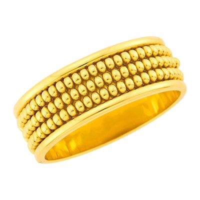Lot 36 - Chaumet Paris Gold 'Abacus' Cuff Bangle Bracelet