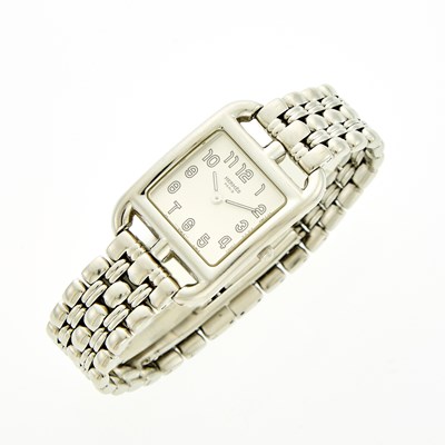 Lot 2043 - Hermès Stainless Steel 'Cape Cod' Wristwatch