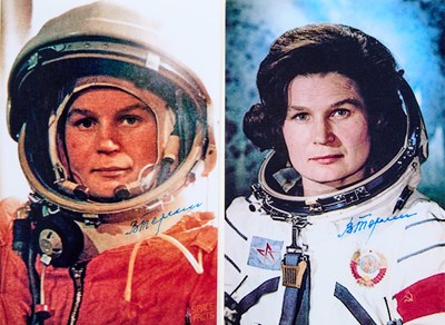 Lot 220 - Signed photographs of Valentina Tereschkova, the first woman in space