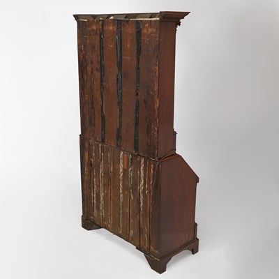 Lot 429 - George III Mahogany Bureau Bookcase