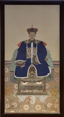 Lot 1069 - Chinese Ancestor Portrait